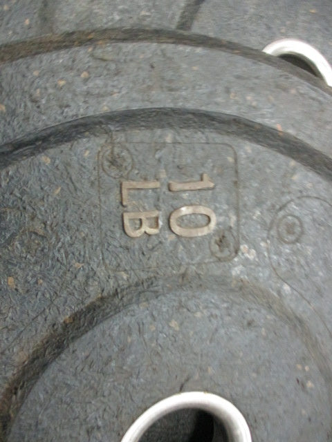 Used 10LB Rubber Weight Plate Set OF 2