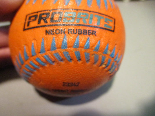 Used Franklin Pro Brite Neon Rubber Baseball 9OZ