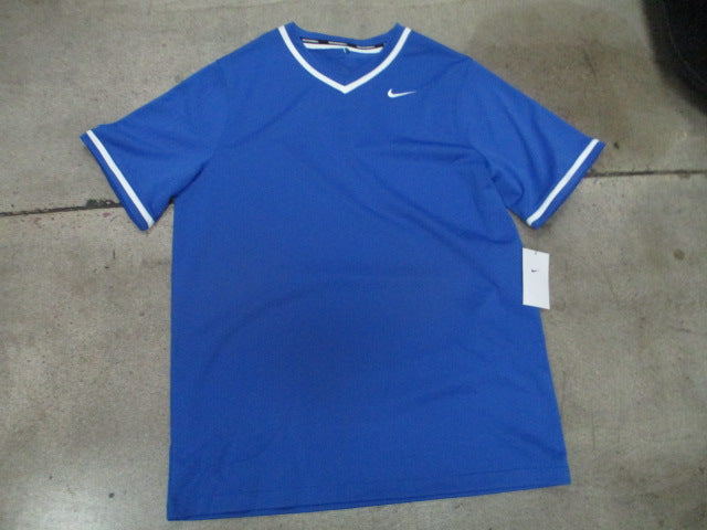 Load image into Gallery viewer, Nike Vapor Select V-Neck Baseball Jersey Royal Blue Men's Size XL
