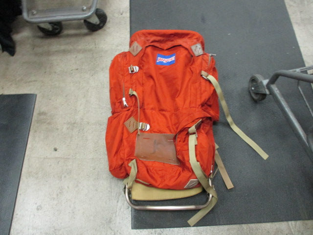 Load image into Gallery viewer, Used Jansport External  Frame Hiking Backpack
