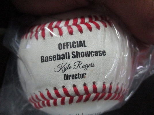Official Baseball Showcase Full Grain Leather Baseball