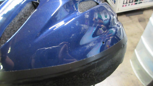 Used Blue Bicycle Helmet Size Large / 58-62cm