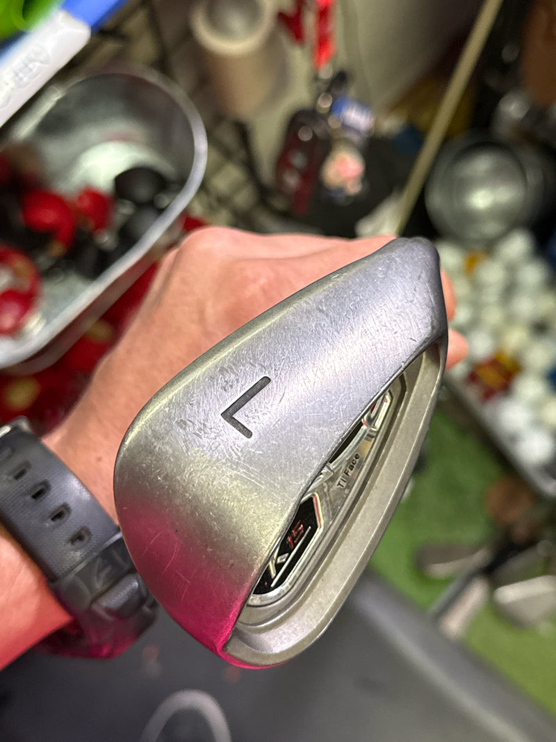 Load image into Gallery viewer, Used PING K15 White Dot Ti. Face Right Hand Lob Wedge
