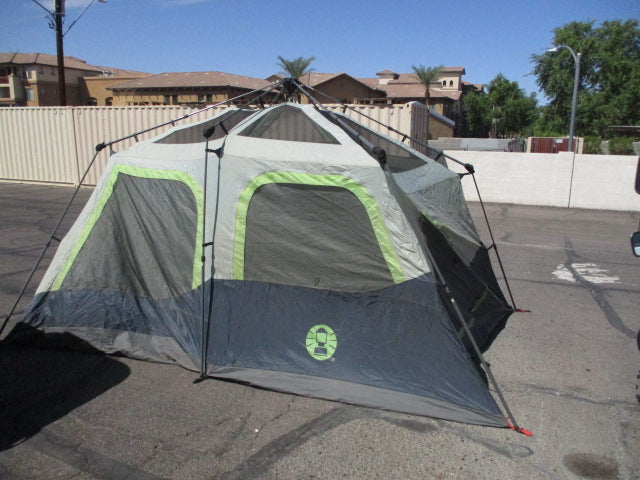 Load image into Gallery viewer, Used Coleman 10 Person Instant Pop Up Tent With Oversized Tent Stakes and Bag
