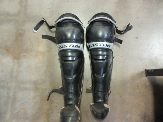 Used Easton Gametime Elite Catcher's Shin Guards - Adult