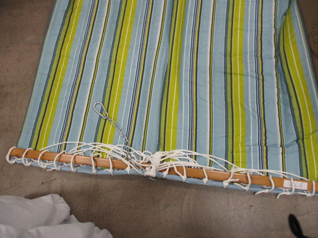 Load image into Gallery viewer, Used Hammock With Pillow For Outdoors/ Camping
