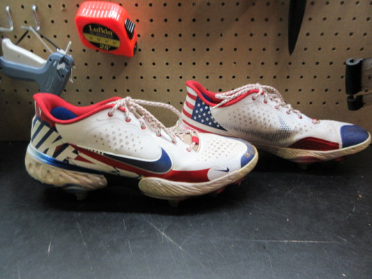 Used Nike Alpha Huarache Elite 3 Low Metal Baseball Cleats - Size 12