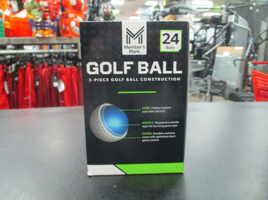 Member's Mark 3 Piece Golf Balls - 24 Pack