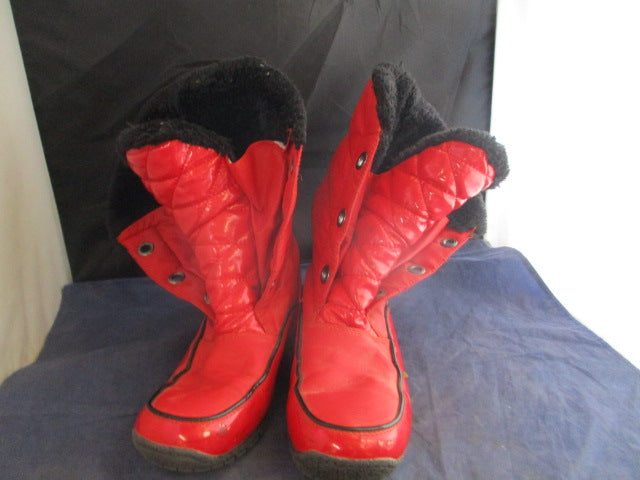 Load image into Gallery viewer, Used Sporto Cold Red Snow Boots Size 6
