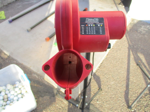 Load image into Gallery viewer, Used Base Hit Pitching Machine Will Pitch Real Baseballs
