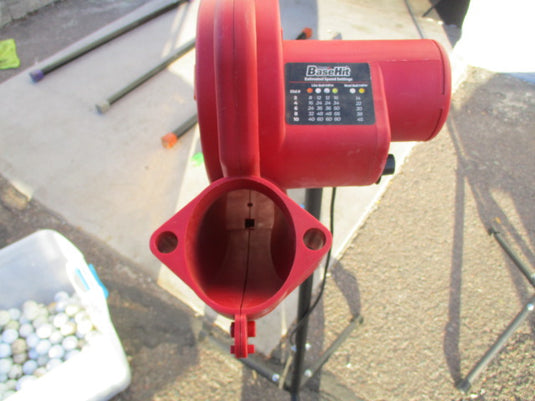 Used Base Hit Pitching Machine Will Pitch Real Baseballs