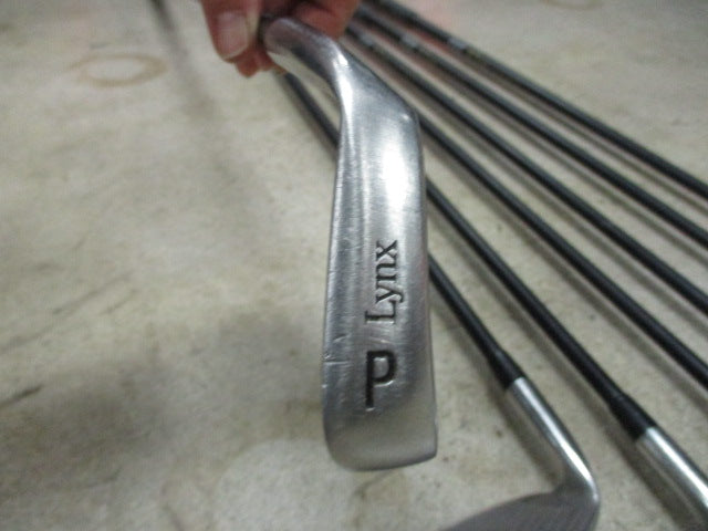 Load image into Gallery viewer, Used Lynx Oversize Iron Set 3 - 9 and Pitching Wedge (Missing 8 Iron)
