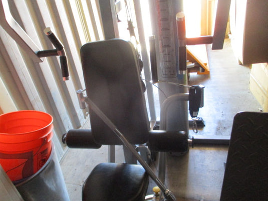 Used TUFF STUFF ODYSSEY 5 HOME GYM W/ LEG PRESS W/200lb weight Stack