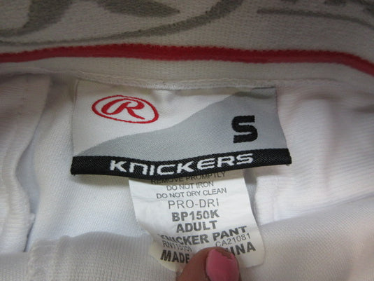 Used Rawlings Knicker Baseball Pants - Size Adult Small