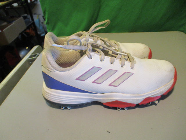 Load image into Gallery viewer, Used Adidas Unisex-Child Jr Zg23 Size 4 Golf Shoes
