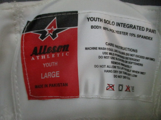 Used Alleson Athletic Integrated Pads Football Pants - Size Youth Large
