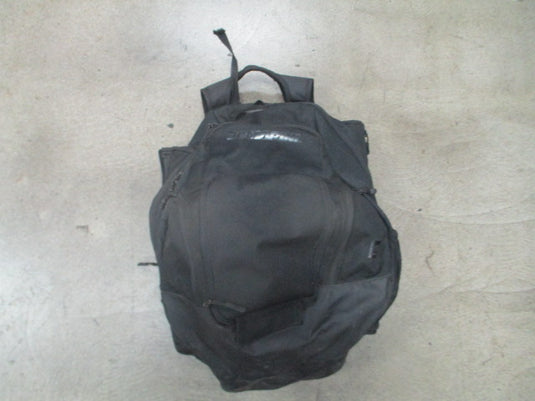 Used Demarini Black Baseball Equipment Backpack (Ripped Handle)