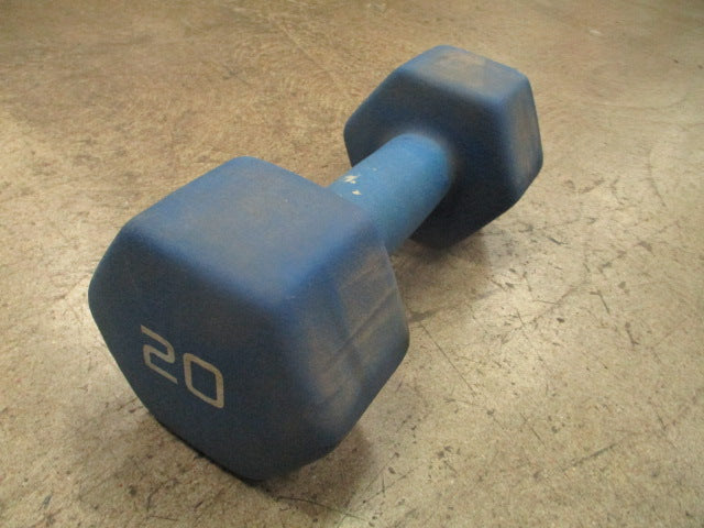Load image into Gallery viewer, Used 20lb Blue Neoprene Dumbbell
