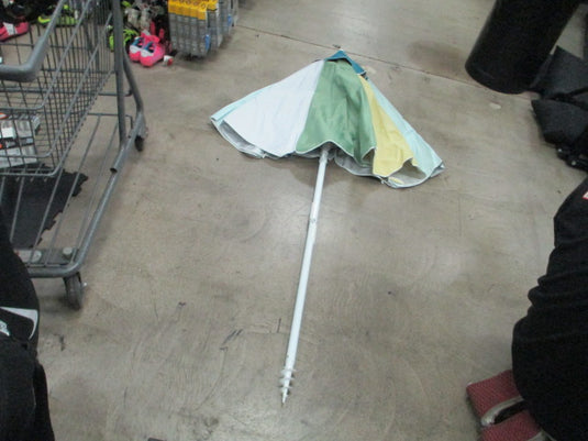Used Adjustable Beach Umbrella W/ Arms Holder