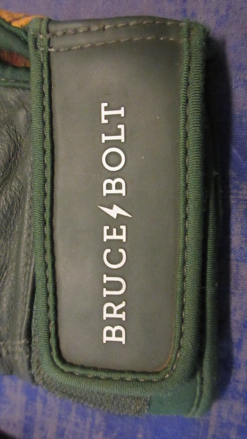 Bruce Bolt Size ADULT XL Green Batting Gloves