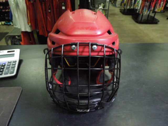 Load image into Gallery viewer, Used Easton E700 Hockey Helmet with a Bauer RBE III Jr. Mask Size Youth Small
