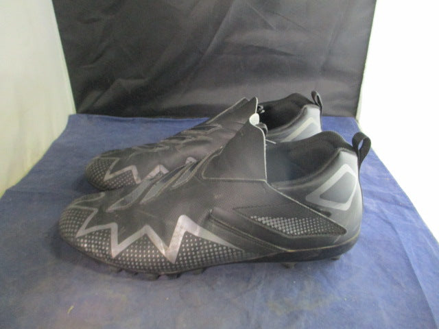 Load image into Gallery viewer, Used Adidas Freak Spark J &#39;Black Night Metallic&#39; Velcro Cleats Adult Size 12
