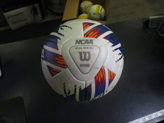 Used Wilson NCAA Vivido Official Match Size Soccer Ball