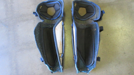 Used Easton Pro X Catchers Shin Guards - Adult