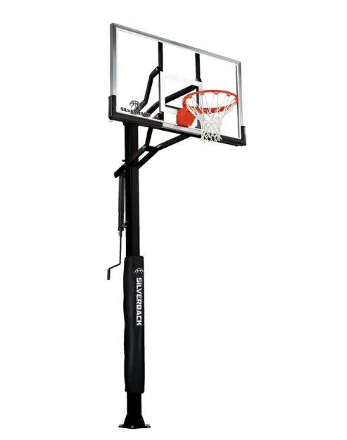 Load image into Gallery viewer, Used Goalrilla Silverback SB60 Tempered Glass Basketball Hoop System
