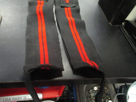 Used Harbinger Red Line 18" Wristwraps