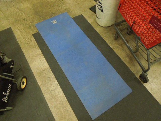 Load image into Gallery viewer, Used Biggest Loser Blue Yoga Mat Heavy Use
