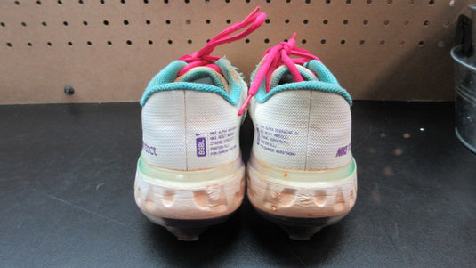 Used Nike Alpha Huarache Elite 3 Light Bone Metal Baseball Cleats  - Size 7