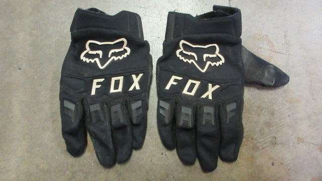 Load image into Gallery viewer, Used Fox Motorcross Gloves Youth Medium - Black

