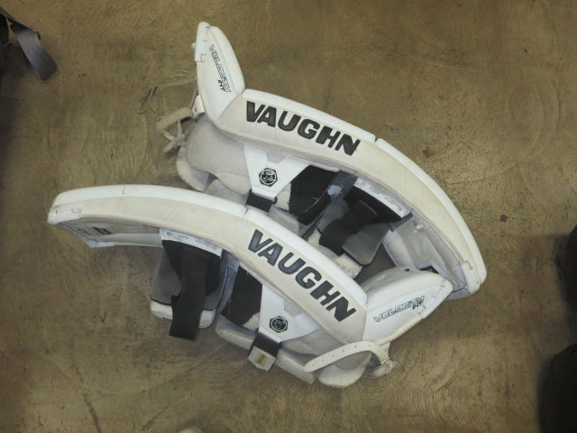 Load image into Gallery viewer, Used Vaughn Velocity Intermediate Goalie Leg Pads 31+2
