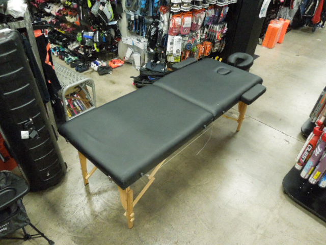 Load image into Gallery viewer, Used Saloniture Portable Massage Table with Headrest and Armrest Attachments
