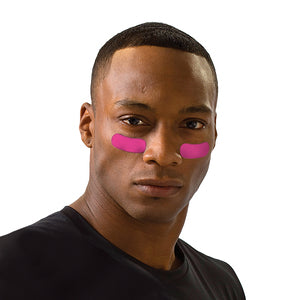 New Mueller No Glare Eye Black Strips - PINK 12 Strips