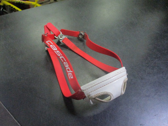 Used Cascade Lacrosse Helmet Chin Strap in Red