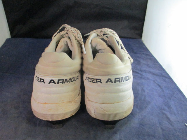 Load image into Gallery viewer, Used Under Armour Yard Low Metal Cleats Adult Size 13 - Pitcher&#39;s Toe - worn
