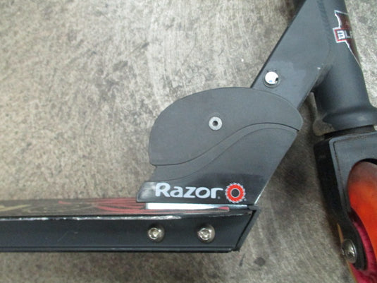 Used Razor Black Label Folding Scooter