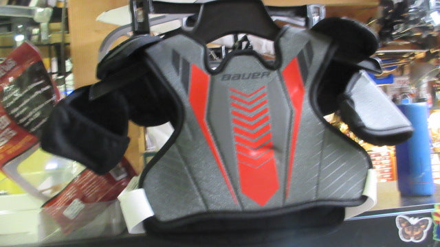 Load image into Gallery viewer, Used Bauer Lil Sport Hockey Shoulder Pads - Size Youth Large
