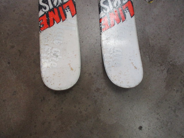 Load image into Gallery viewer, Used 2012 Line Super Hero Skis 123cm Downhill Skis

