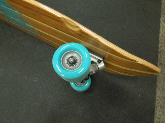 Used Dragon Complete Wood 44" Longboard with Natural Grip and Hellion2 Wheels