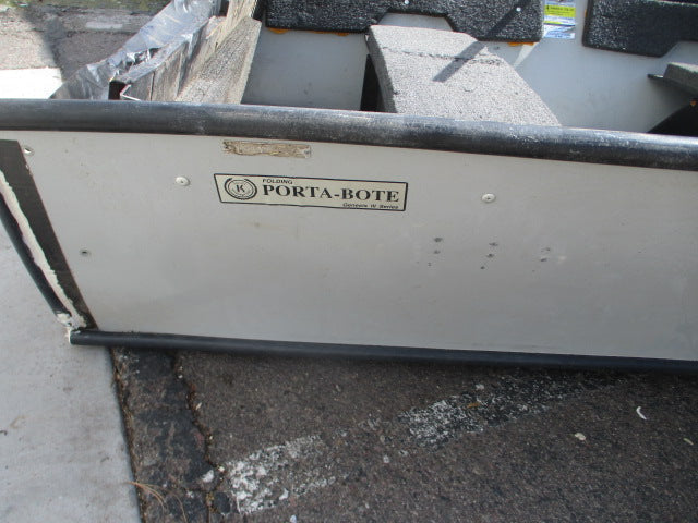 Load image into Gallery viewer, Used 12 FT FOLDING PORTA BOTE Boat With Paddles (Needs TLC)
