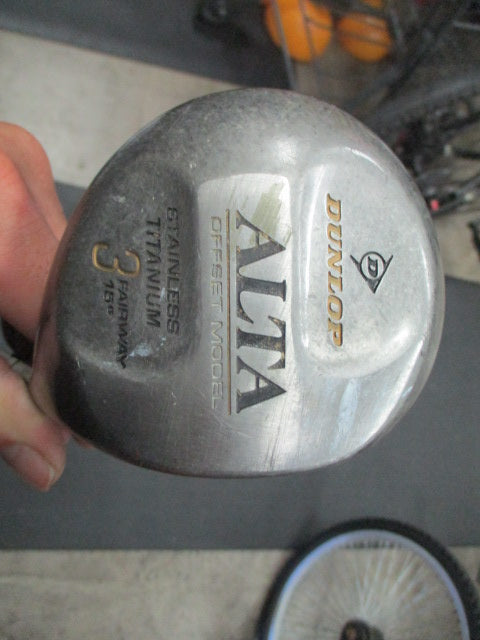 Used Dunlop Alta 15 deg 3 Fairway Wood - RH