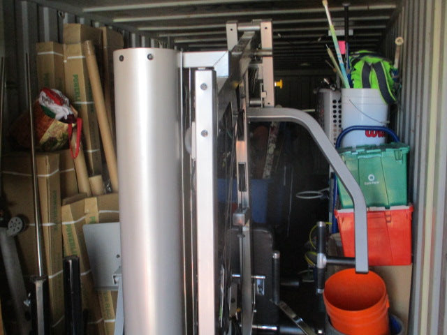 Load image into Gallery viewer, Used TUFF STUFF ODYSSEY 5 HOME GYM W/ LEG PRESS W/200lb weight Stack
