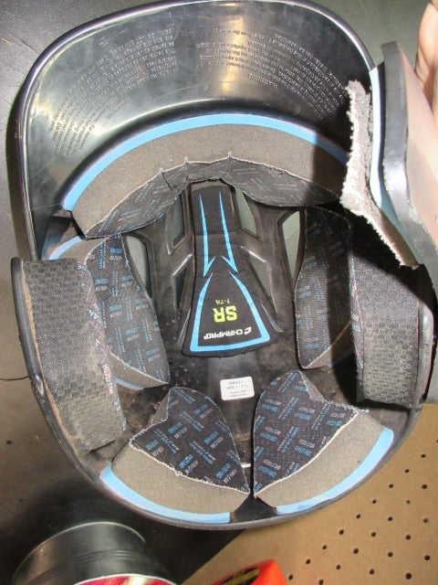 Used Champro SR Batting Helmet W/ Jaw Guard - Size 7 - 7 1/2