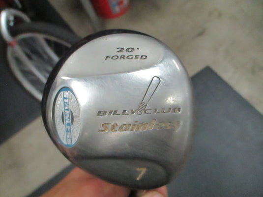 Used Billys Club Forged Stainless 20 Deg 7 Wood - RH