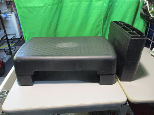 Used Mini Aerobic Step W/ 6 Risers