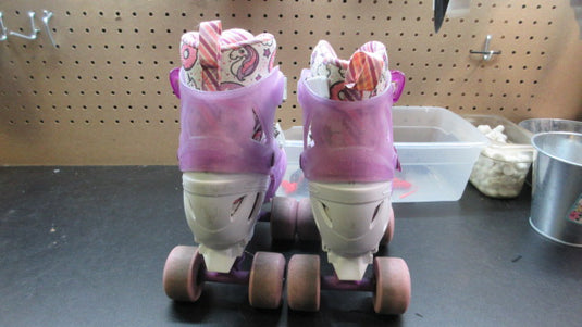 Used Roller Derby Pearl Adjustable Girl's Roller Skates - Size 3-6