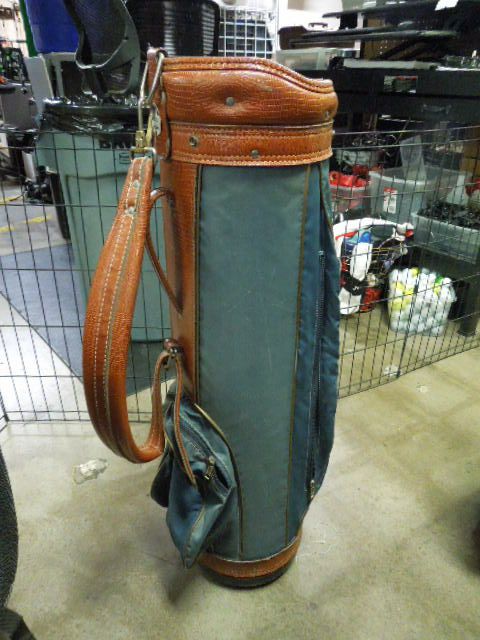 Used Vintage Palmer Pro Group Leather Golf Bag